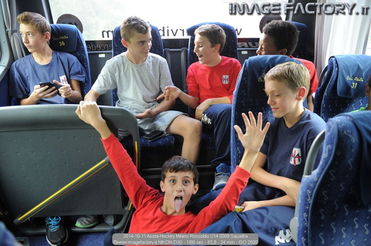 2014-10-11 Aosta-Hockey Milano Rossoblu U14 0008 Squadra